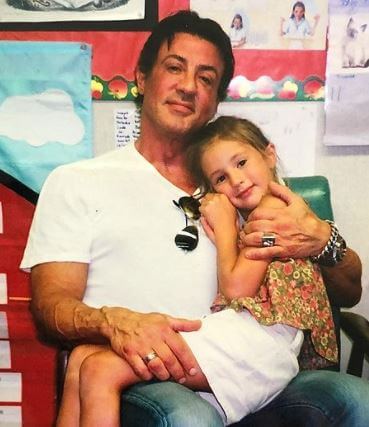 Sylvester Stallone with his daughter, Scarlet Rose Stallone, Stock Photo,  Picture And Rights Managed Image. Pic. WEN-WENN28789811