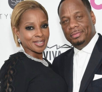 Kendu Isaacs with his ex-wife Mary J Blige