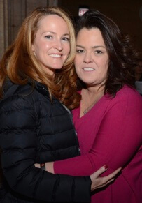 Michelle Rounds with her ex-wife Rosie O'Donnell